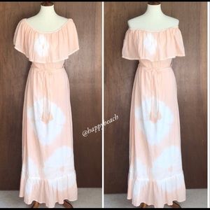 Billabong Off Shoulder Maxi Dress